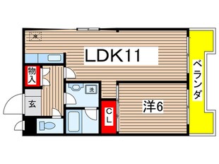 リバ－エイト駒方の物件間取画像